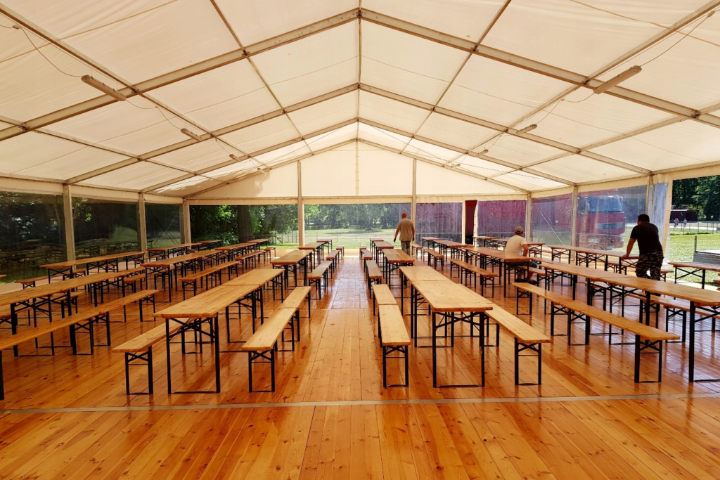 Żarciowozy wynajem ławostoły i hale namiotowe